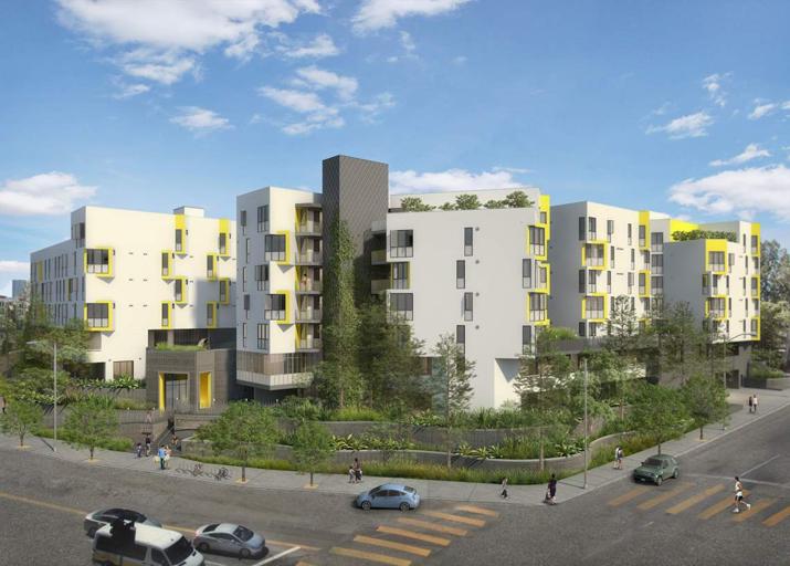 Photo by Michael Hayes : Urbanize.LA Rendering via Lahmon Architects